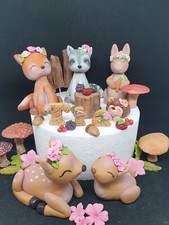 Edible Woodland Animals Cake