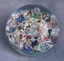 Vintage Rare Paul Ysart Harlequin Paperweight Circa 1970s