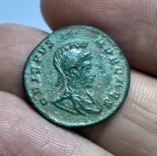 Roman imperial silvered coin