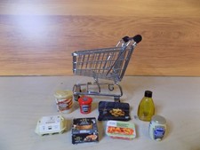 Marks and Spencer Mini Metal Shopping Trolley & Food Little Shop