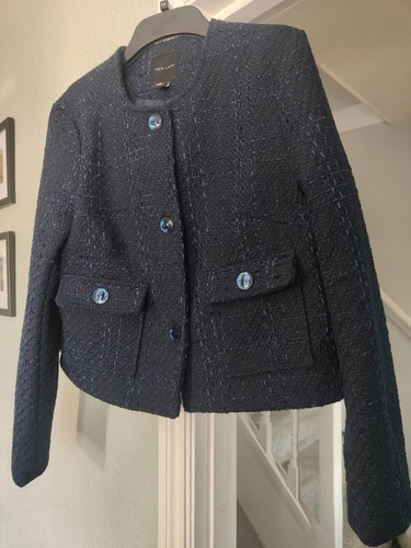 New look navy - new, bouclé