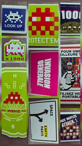 Space invader street art - invader,