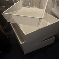 IKEA Kompliment  Drawers For Pax Wardrobe. X3 Drawers and X1 Wire Basket Drawer