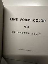 Ellsworth Kelly Line Form