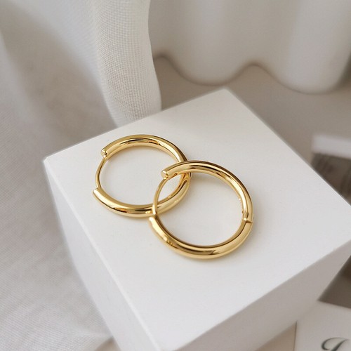9ct gold plated - plated, hoop