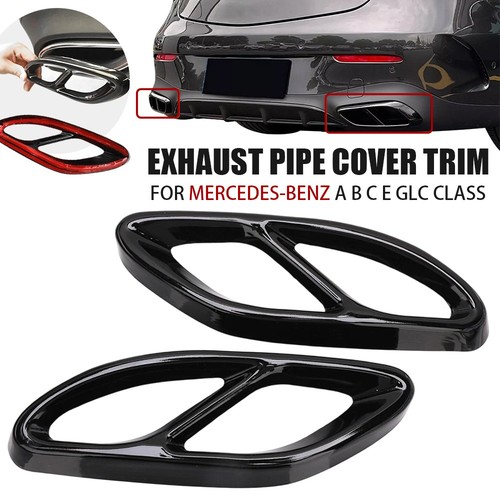 Black exhaust muffler - exhaust, tips