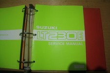 1986 SUZUKI LT230E SERVICE MANUAL 99500-42070-01E