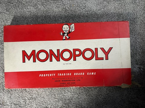 Monopoly board game vintage - game,