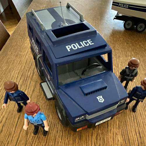 Playmobil police armoured - armoured, van
