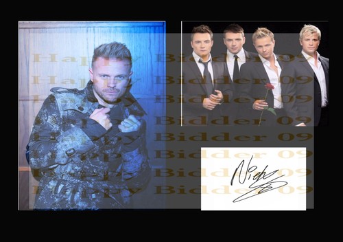 Signed westlife nick - signed,
