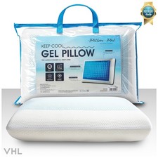 Cool Gel Pillow Cooling Memory Foam Neck Shoulder Support Orthopaedic Pillows UK