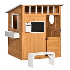 Kids Outdoor Wooden Playhouse