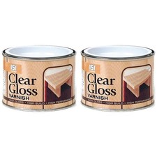 Clear Gloss Varnish 180ml x2