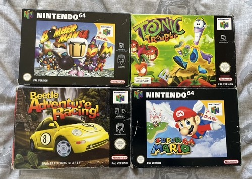 Nintendo n64 boxed games - n64,,