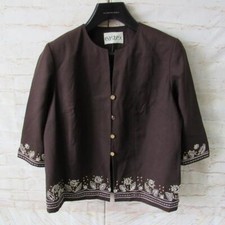 WOMENS EASTEX VINTAGE 90S SHORT SLEEVE BLAZER/JACKET UK SIZE 16 REF (NC09913