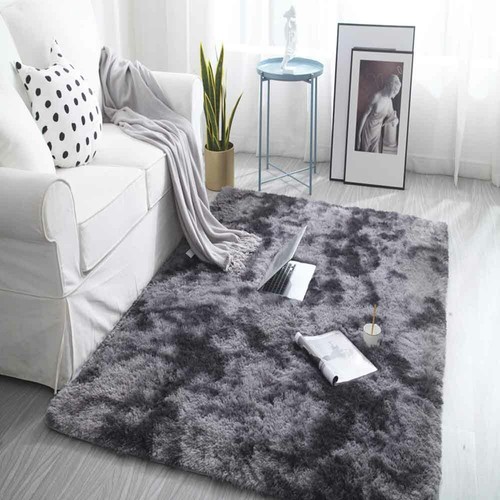 Anti slip fluffy rugs large - fluffy,