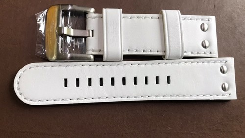 Genuine steel white leather - tw,