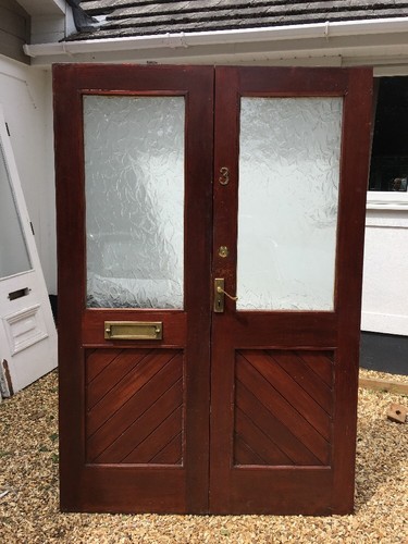 Mahogany double front - mahogany, set