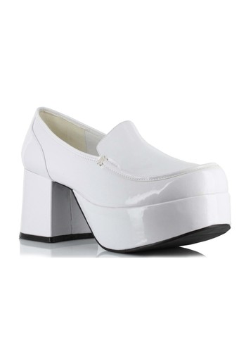 Mens white daddio pimp - white, shoe