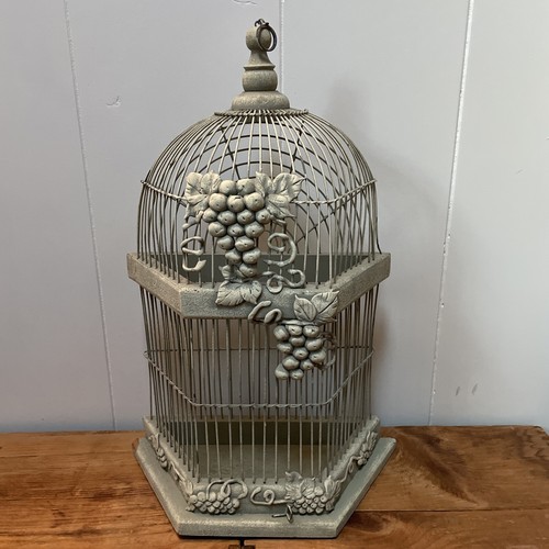 Victorian bird cage metal - bird,