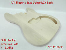 Electric Bass Guitar Body,Solid Poplar,w/Pre-Cut,Polished,Drilled HSPB 1910BOPL