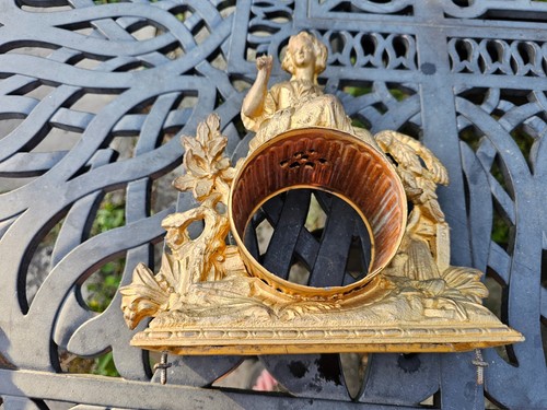Antique french gilt spelter - gilt,