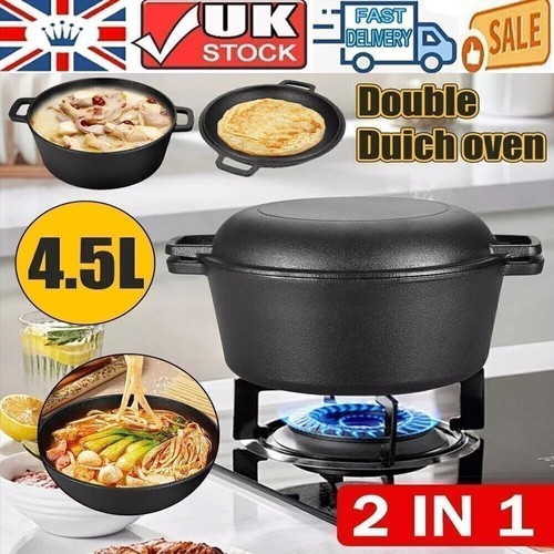 Cast iron casserole pot - cast,