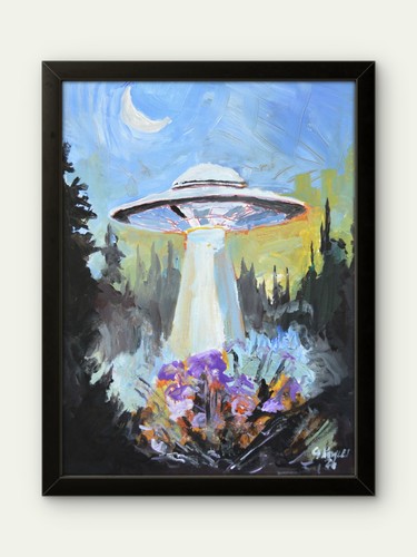 Original ufo spaceship - ufo,