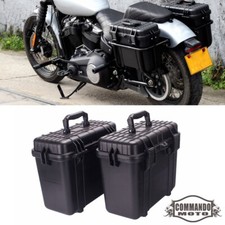 ABS Saddlebag Side Case For Harley Street Bob FXBBS Low Rider S FXLRS 2018-2023