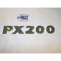 Vespa PX200 Silver Gel Sticker