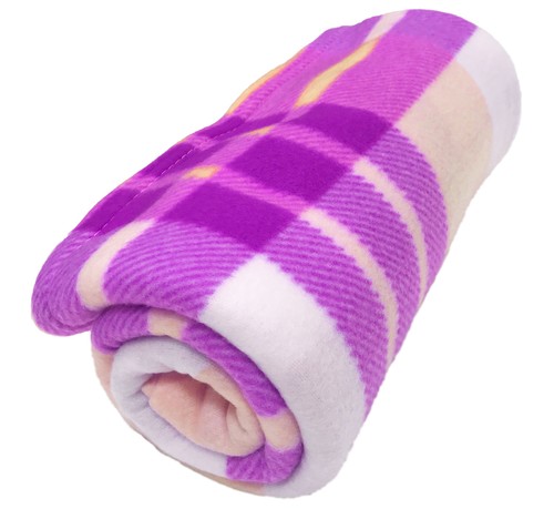 Tartan fleece throw soft - tartan,