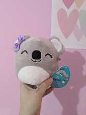 Squishmallows Rosa Grey Koala With Bow Soft Plush Toy 5” Kellytoy Claire’s