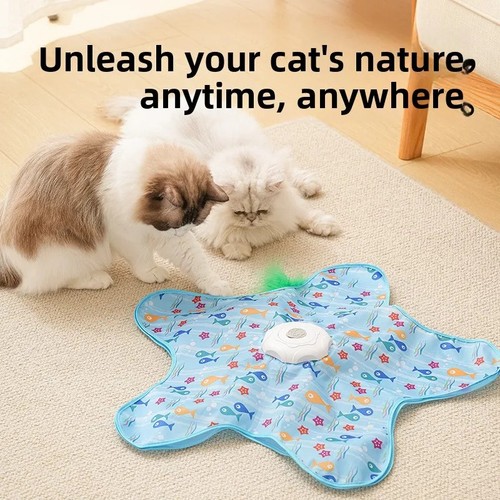 Automatic interactive cat toy - interactive,