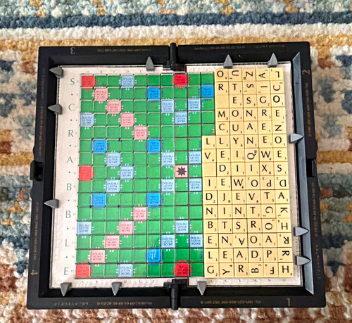 Scrabble travel folding board - travel,