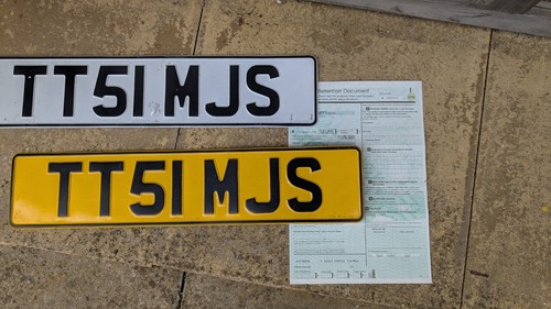 Cherished number plate tt51 - number,