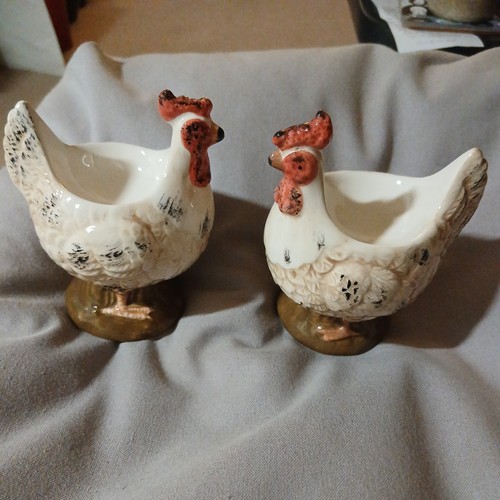 Pair chicken egg cups - egg,