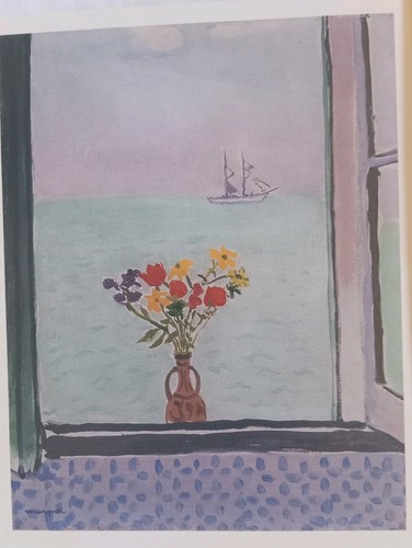 Vintage modern art postcard - vintage,