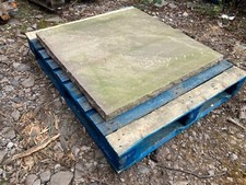 36" x 36" reclaimed sandstone slab suitable for use as a fire hearth REF 291