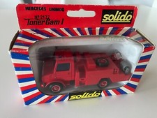 SOLIDO No-2127 MERCEDES UNIMOG FIRE SERVICE TRUCK 1:50 SCALE DIE CAST / BOXED