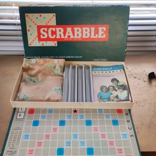 Vintage scrabble spear - j.w.spear, &