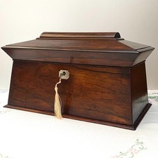 Antique Regency Rosewood Tea