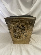 Vintage victorian scene brass - scene,
