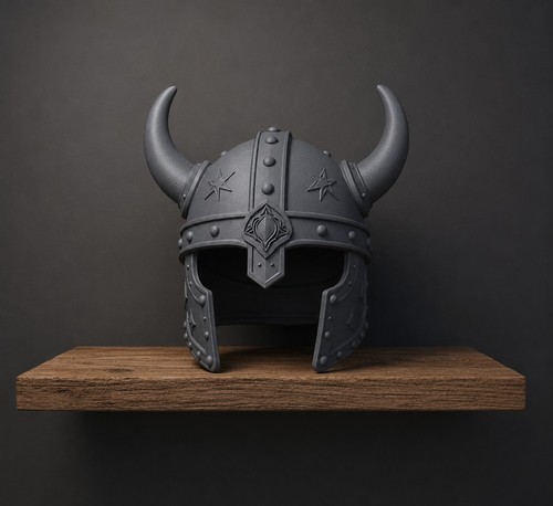 Viking horned helmet wearable - horned,