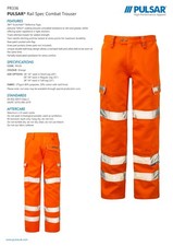 Hi-Viz Orange PPE Work Pants
