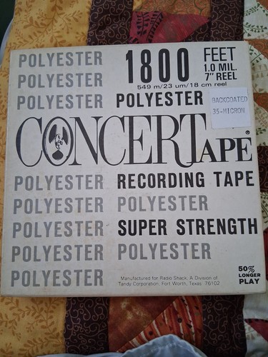 Magnetic recording tape 7 - -, 7"
