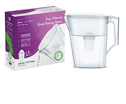 Water filter jug with - water,