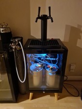 Two Tap Beer Kegerator Keezer Beer Dispenser homebrew home brewing Kegs co2