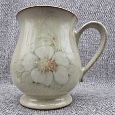 Denby - England - Daybreak - Green - Floral - Craftsman Mug - Stoneware 