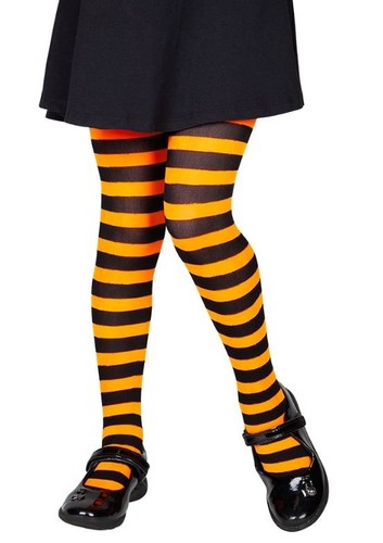 Kids black orange striped - black, &