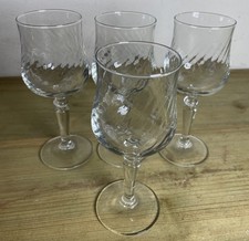 4 x Vintage Luminarc Clear
